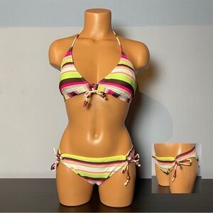 HOBIE Dawn Patrol Halter Top & Matching ADJ Pant Bikini Set (SW23)